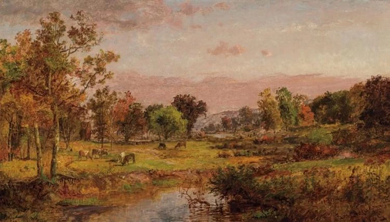 Fattoria lungo il fiume